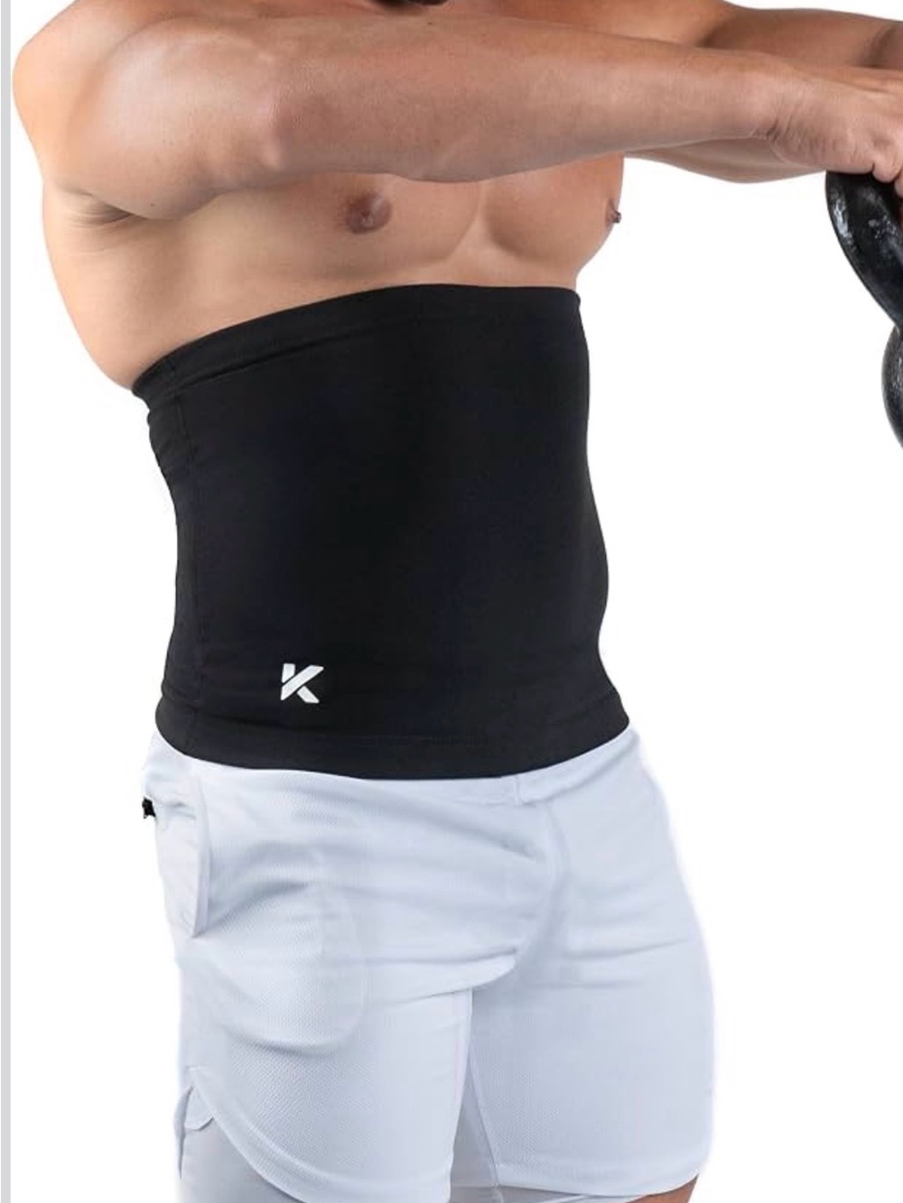 Kewlioo Men’s Heat Trapping Waist Toner - Black / NWOT